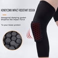 thumbnail image 2 of Honeycomb Padded Knee Sleeves, Basketball Cycling Sports Protective Gear, 2 of 6