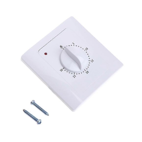 220v Digital Timer Control Switch Plastic Mechanical Timer Swtich 30 Minutes Banmo