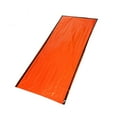 thumbnail image 2 of Emergency Sleeping Bag Thermal Insulation | Lightweight Polyethylene Survival Sack | Retains 90% Body Heat | Orange High-Visibility | Outdoor Camping Hiking Gear | 200x91cm | 1 Pack Reusable, 2 of 9