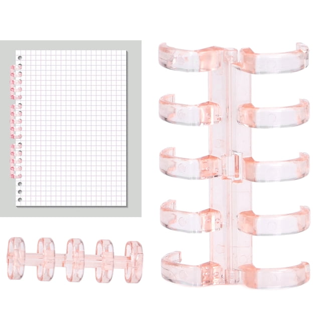 Plastic Binding Rings Convenient Easy Use 11mm Binding Thickness Office Supplies for Students