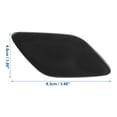 thumbnail image 6 of Unique Bargains Front Bumper Headlight Washer Nozzle Cover Cap Car Fit for BMW 335i  Matt Black, 6 of 6