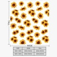thumbnail image 6 of Sunflower Gifts - Sunflower Blanket for Women and Men Soft Cozy Lightweight Flannel Throw Blankets - Sunflower Decor for Bedroom or Living Room 50x60 Inch, 6 of 6