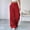 Red, variant on Womens High Waisted Wrap Pants Wide Leg Tie Up Bow Asymmetrical Wrap Around Skirt Pants Business Casual Trousers, XL