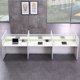 thumbnail image 1 of Partition Corner Office Desks Computer Cassette Employee Combination Office Desks Screen Bureau Meuble Working Equipment QF50OD My Lux Decor Round, 1 of 28