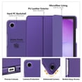 thumbnail image 3 of MoKo Case for Galaxy Tab A11+ Plus/A9+ 11-Inch 2026/2024, Slim Stand Protective Smart Cover with Hard PC Translucent Back Shell for Galaxy Tab A11+/A9 Plus Tablet, Auto Wake/Sleep, Deep Purple, 3 of 8