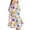Multicolor2, variant on Pounoo New Dresses For Girls Trendy Print Short Sleeve Casual Dresses Round Neck Knee Length Dress Breathable Kids Dresses Girls 4-16