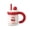 Cherry, variant on Sidagar 22 oz Ceramic Lined Insulated Stainless Steel Coffee Mug, Leak Resistant Lid, Pink