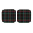thumbnail image 7 of Haiem Buffalo Plaid Dark Green Car Windshield Sun Shade (2 Pieces) Foldable Windshield Sun Shade Car Accessories for Truck SUV Pickup-Small, 7 of 7