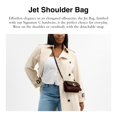 thumbnail image 2 of Bolso de hombro Coach Jet de piel de becerro refinada 25x11x5 cm, 2 of 5