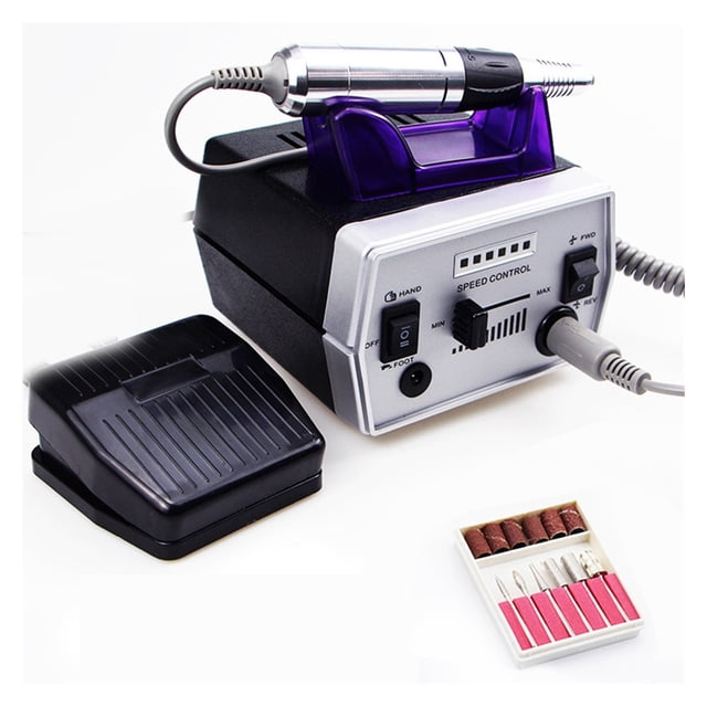 Electric Nail Drill Machine 35000rpm Profession Manicure Pedicure Machine Milling Cutter Accessories Nail File Manicure Tool Kit ,Easy to Setup