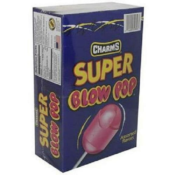 Charms Super Blow Pops, Assorted Flavors 48 ea