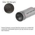 thumbnail image 3 of Unique Bargains 11mm 600 Grits Diamond Mounted Point Spherical Concave Head Bead Grinding Bit, 3 of 5