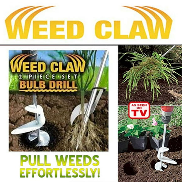Weed Claw et Perceuse à Bulbe pour Planter Tous les Types de Sol As Seen On Tv