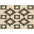 thumbnail image 1 of Ahgly Company Machine Washable Indoor Rectangle Transitional Coffee Brown Area Rugs, 2' x 4', 1 of 7