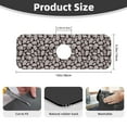 thumbnail image 2 of Vsdgher Hand Drawn Pig Kitchen Sink Splash Guard Faucet Mat -1 PC Super Absorbent Fast Drying Mat Sink Gadgets-Splash, Bathroom,Sink Mat,(15" X 5.5" ), 2 of 7