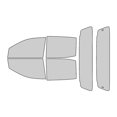 thumbnail image 3 of Rvinyl Window Tint Kit Compatible with Ford Ranger 2019-2023 (4 Door SuperCrew) - Complete Precut, 3 of 9