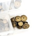 thumbnail image 5 of veasfak 80x Metal Locking Pin Backs Clasp Locking Pin Keepers Jewelry Accessories Bulk Bronze, 5 of 5