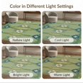 thumbnail image 7 of ODIKA 4'x6' Olive Green Southwestern Geometric Washable Area Rug Traditional Aztec Motifs With Stepped Border Design And Symmetrical for Home Office, Under Desk, Non-Slip Chair-Friendly, Flatwoven, 7 of 7