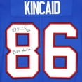thumbnail image 4 of Dalton Kincaid Buffalo Bills Autographed Blue Limited Jersey with "Bills Mafia" Inscription - Fanatics Authentic Certified, 4 of 4
