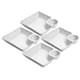 thumbnail image 3 of 4 piezas de plástico para servir bandeja de platos bandeja de alimentos para bocadillos galletas de comida papas fritas, 3 of 4