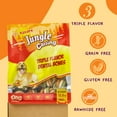 thumbnail image 4 of (3 pack) Jungle Calling Rawhide Free Coconut & Pumpkin & Mint Dental Treats Teeth Clean Dog Bones for Dogs, 4 of 11