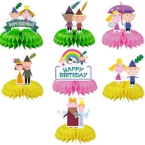Ben and Holly Centerpieces Honeycomb Table Toppers Decorations for Photo Props Birthday Party Decor Supplies