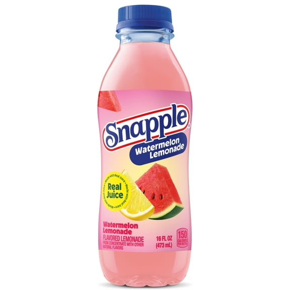 Snapple Watermelon Lemonade, 16 fl oz recycled plastic bottle