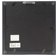 8 X 8 In. Black Shadow Box Frame With Black Linen Display Board