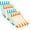 Light Blue & Orange/White Stripe, variant on Aqua Original 4-in-1 Monterey Hammock Pool Float & Water Hammock – Multi-Purpose, Inflatable Pool Floats for Adults – Patented Thick, Non-Stick PVC Material – Navy