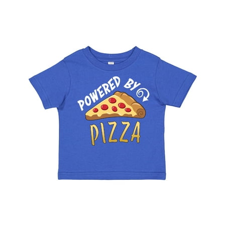 

Inktastic Powered by Pizza Gift Toddler Boy or Toddler Girl T-Shirt