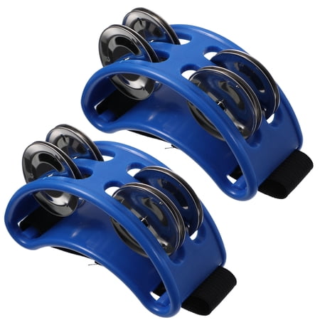 WHAMVOX 2 Pcs Foot Bell Percussion Instrument Musical Children's Tambourine Toy Baby
