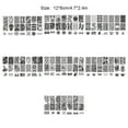 thumbnail image 2 of Lace Stamper Nails Art Stamp Stamping Nail Template Flowers Template Nails Template Image Printer Plate, 2 of 7