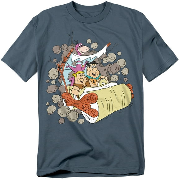 Flintstones T-Shirt Coming Through Unisex Graphic Tee for Men & Women