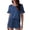 Light Pink, variant on Womens 100% Cotton Pajamas Set Ruffle Sleeves Top and Short Soft Sleepwear 2 Piece Lounge Set with Pockets