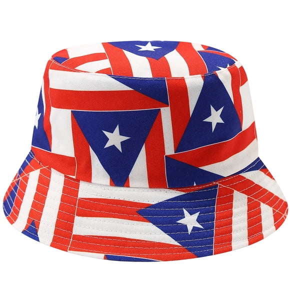 Daznico Reversible Hat with National Design for and Outdoor Sun