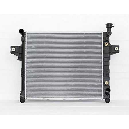 Radiator - Pacific Best Inc For/Fit 2336 01-04 Jeep Grand Cherokee AT V8 4.7L Plastic Tank Aluminum
