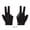 black-left, variant on CRICAL-Lycra Billiard Glove for Billiard Training, Comfortable Snooker Cue Gloves, Right and Left Hand, 3 Fingers, Accessories