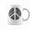 Black, variant on Peace Love 60S 70S Tie Dye Hippie Halloween Costume Coffee Mugs