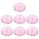 thumbnail image 3 of Pink Portable Round Pill Organizer for Travel Medication Storage 7Pcs, 3 of 4