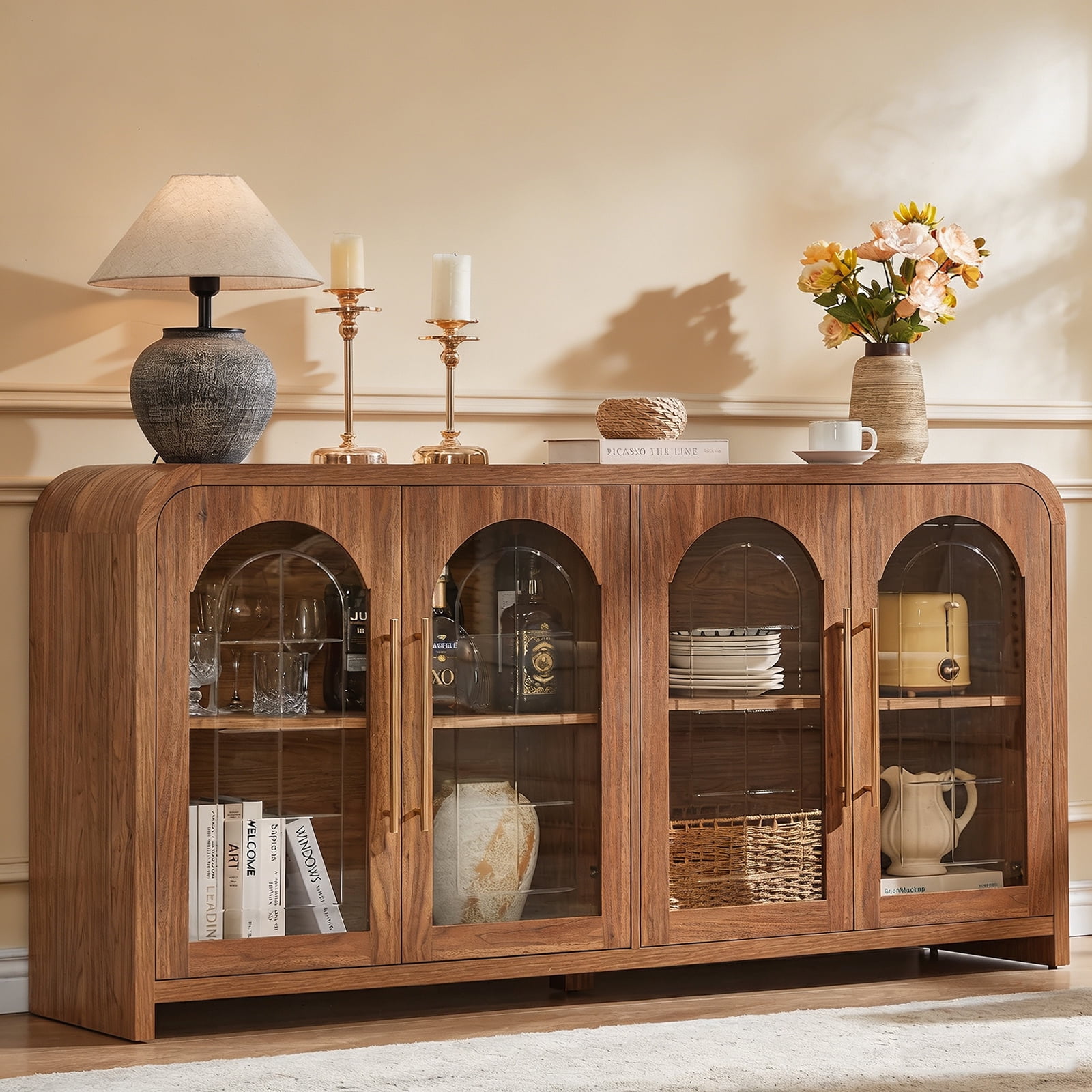 Christopher Knight Home, Sideboard, 55 inch, 4-Door Storage Christopher Knight Home, Sideboard, 55 inch, 4-Door Storage