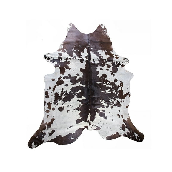Natural Kobe Cowhide Rug | White/chocolate | 5'x7'