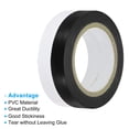 thumbnail image 3 of Unique Bargains 32.8Ft Tennis Racket Badminton Racquet Grip Finishing Tapes, Black/White 6 Pack, 3 of 5