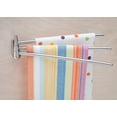 thumbnail image 2 of Better Houseware 2490 Wall-Mounted 3-Arm Stainless-Steel Towel Bar, 2 of 2