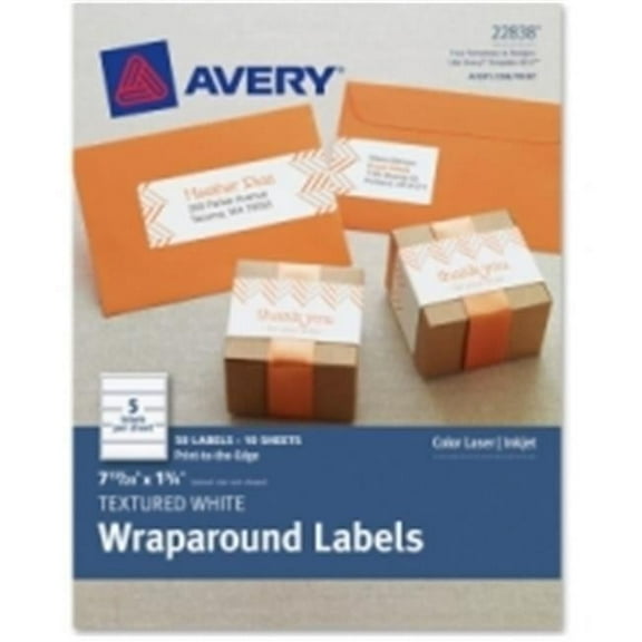 Avery Textured Wraparound Address Labels