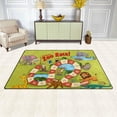 thumbnail image 6 of SKYSONIC Area Rug Carpet Animal Zoo Race Nursery Rug Floor Mat for Hardwood Floor Entrance Living Room Bedroom 5'x 3'3" (60 x 39 in), 6 of 6