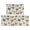 Rooster and Foliage White Pattern, variant on Rooster and Foliage White Pattern Anti Fatigue Kitchen Rugs Set Of 2, Non Slip Washable Decorative Floor Mats for Kitchen Sink Laundry, 17"x30" and 17"x47"