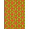 thumbnail image 1 of Ahgly Company Machine Washable Indoor Rectangle Transitional Pistachio Green Area Rugs, 4' x 6', 1 of 7