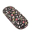thumbnail image 1 of Craitivent Étui Portable à Fleurs pour Lunettes de Soleil Boîte de Protection Rigide Noire, 1 of 3
