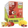 thumbnail image 1 of Bob Snail Fruit Jellies Gluten Free Healthy Fruit Snacks Variety Pack - Pack of 5 (Mango-Pumpkin-Chia x3 ; Apple-Sour Cherry x2), 1 of 5