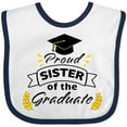 thumbnail image 3 of Inktastic Proud Sister of the Graduate-family Graduation Boys or Girls Baby Bib, 3 of 4
